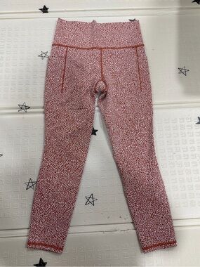 Athleta Rust Speckle High-Rise Leggings